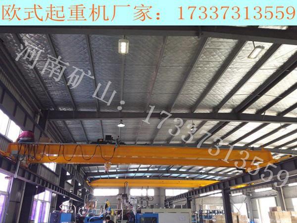 湖北咸宁厂家谈谈欧式起重机的优势