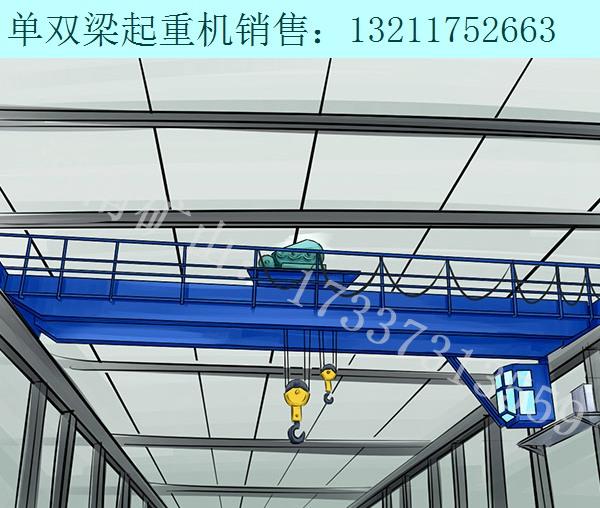 山西太原单梁起重机厂家车间天车20t+5t功率
