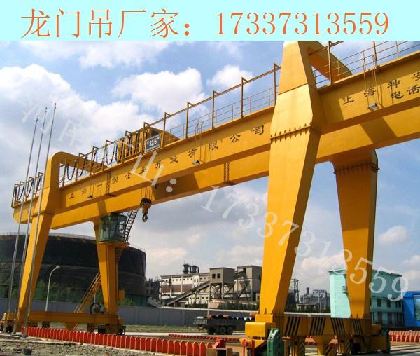 门式起重机按门架结构形式、主梁形式、吊具形式分类